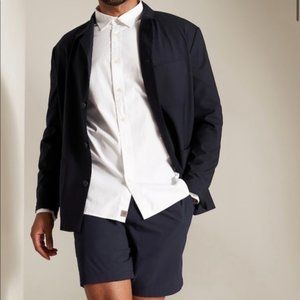 Banana Republic Startup Suit Jacket - Large Tall - Navy